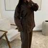 Rüya&Co Elaya Denim Set - Cotton Wrap Style - Oversized Premium Co Ord
