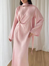 Eva Satin Maxi Dress