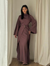 Nura drape maxi dress