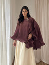 Daisy Pleated Poncho