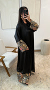 Amina Two Piece Embellished Abaya
