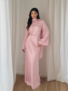 Eva Satin Maxi Dress