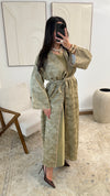 Arwa Two Piece Belted Abaya
