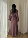 Nura drape maxi dress