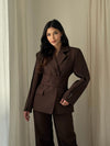 Tailored Belted Blazer – Structured Fit