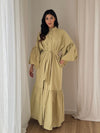 Isla Maxi Cotton Dress With Belt