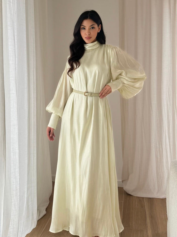 Skye Maxi Dress comes with belt