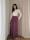 The Elira Satin Maxi Skirt
