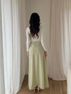 The Elira Satin Maxi Skirt