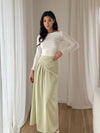 The Elira Satin Maxi Skirt