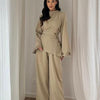 Aira Co Ord Set - Floral Shirt & Trousers
